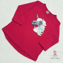FULL SLEEVE T-SHIRT (RED WITH UNICORN)
