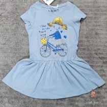 SOFT FROCK PURPLE WITH GIRLS CYCLE