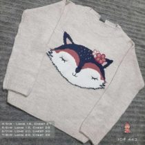 SWEATER CREME WITH FOX
