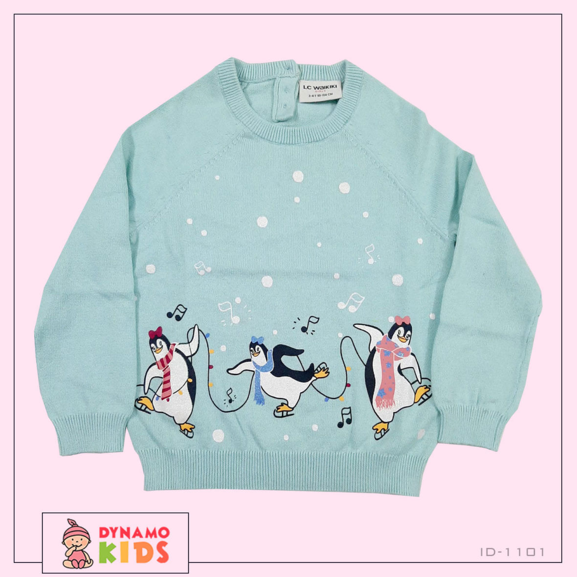 New Sweater(skay blue penguin)