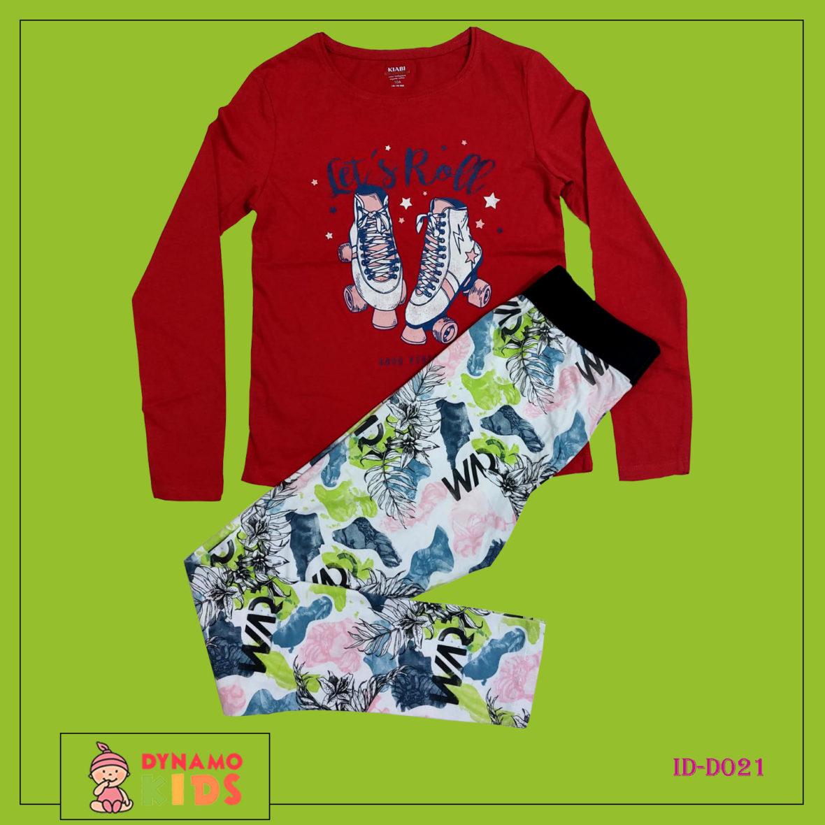 New t-shirt set (red t-shirt with jegging)