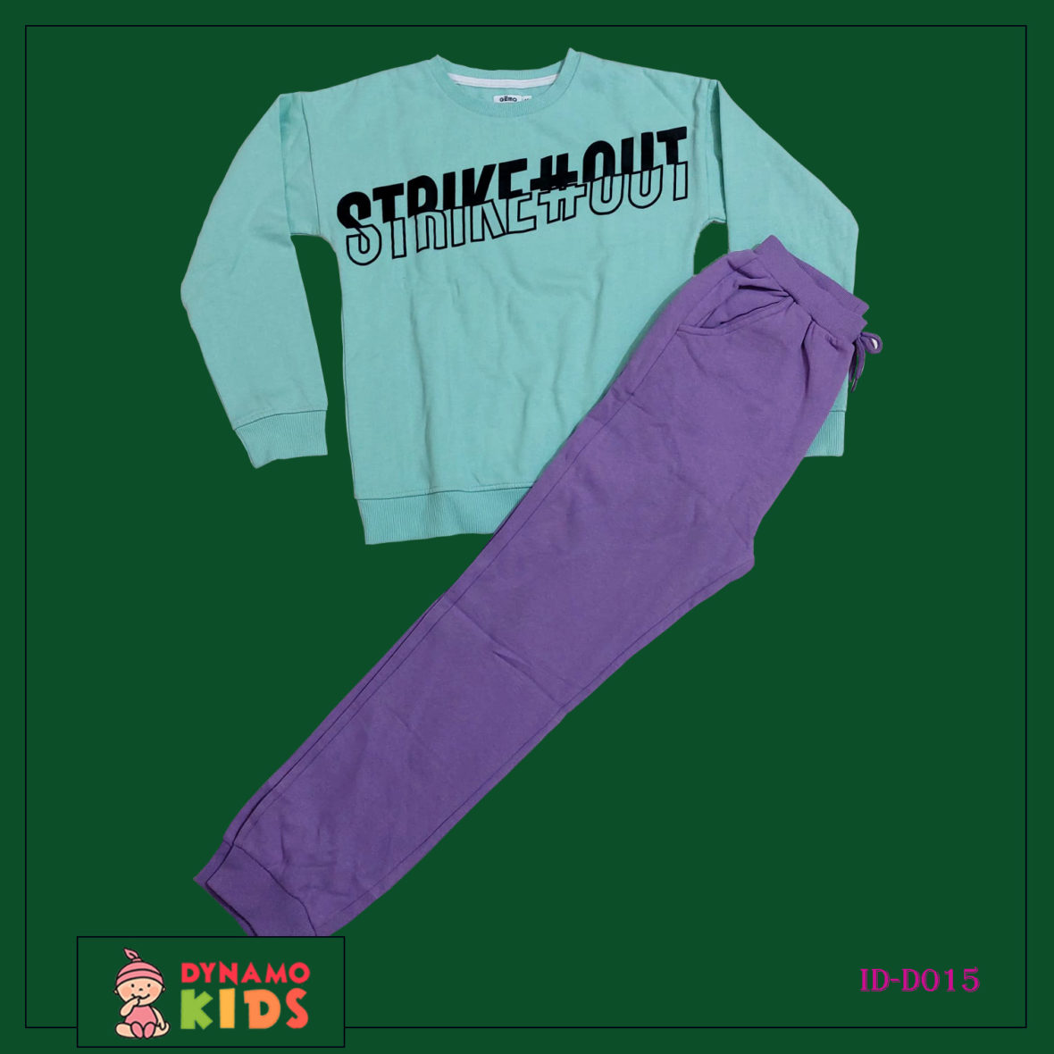 New sweatshirt set with purple trouser(Strike out)