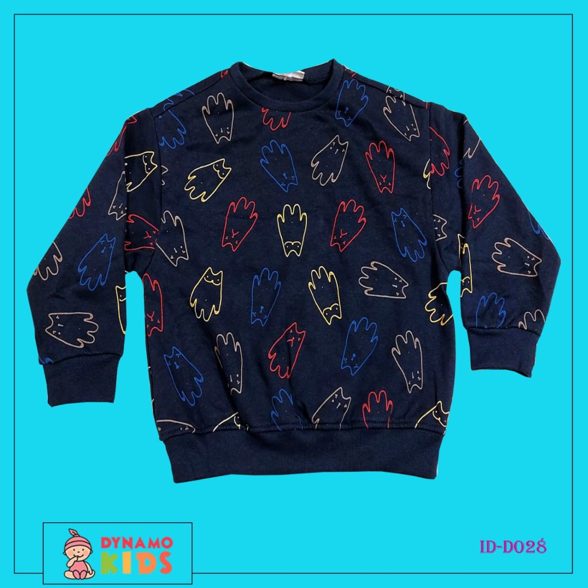 New Sweatshirt Navy blue(Ghosts)