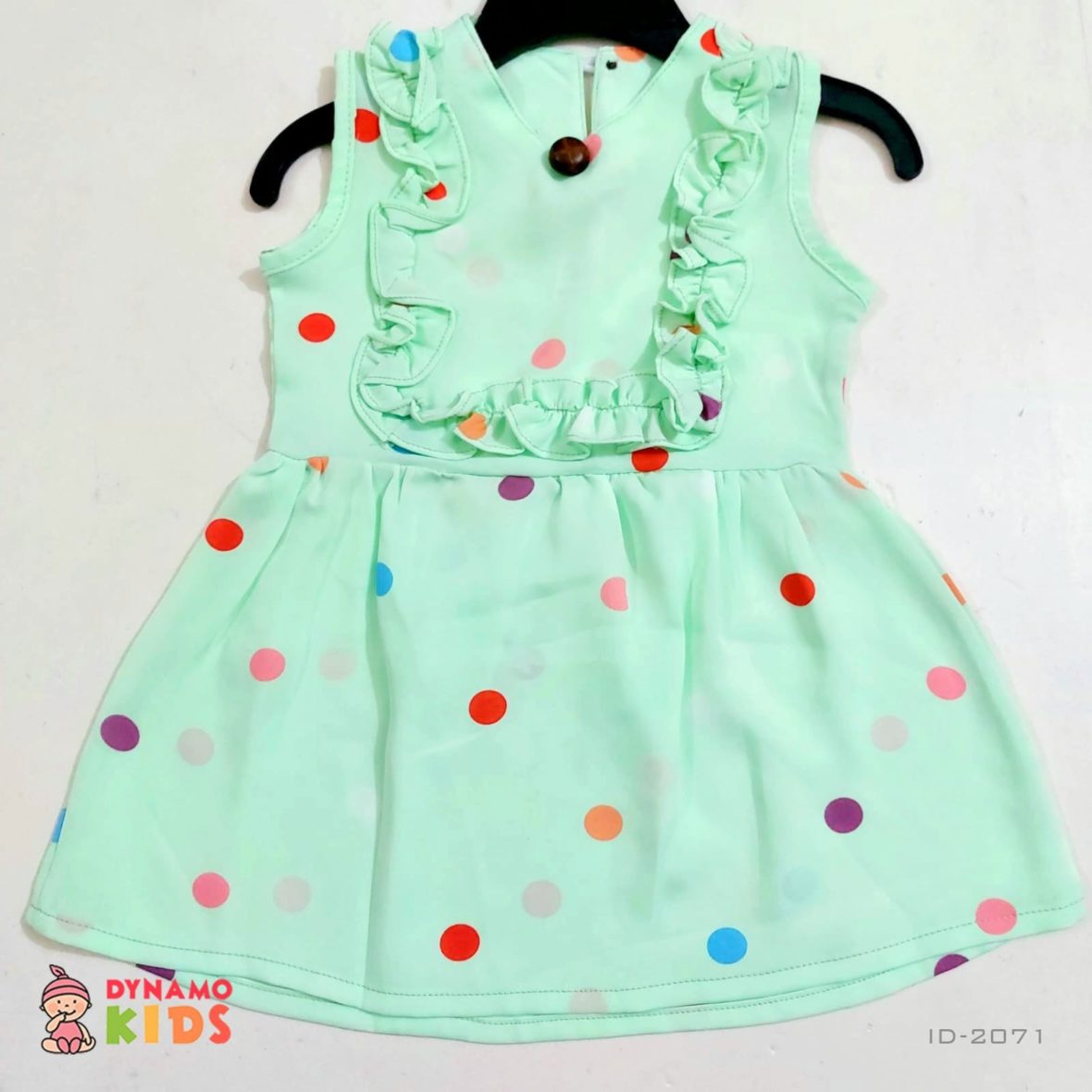 New frock paste with polka dot