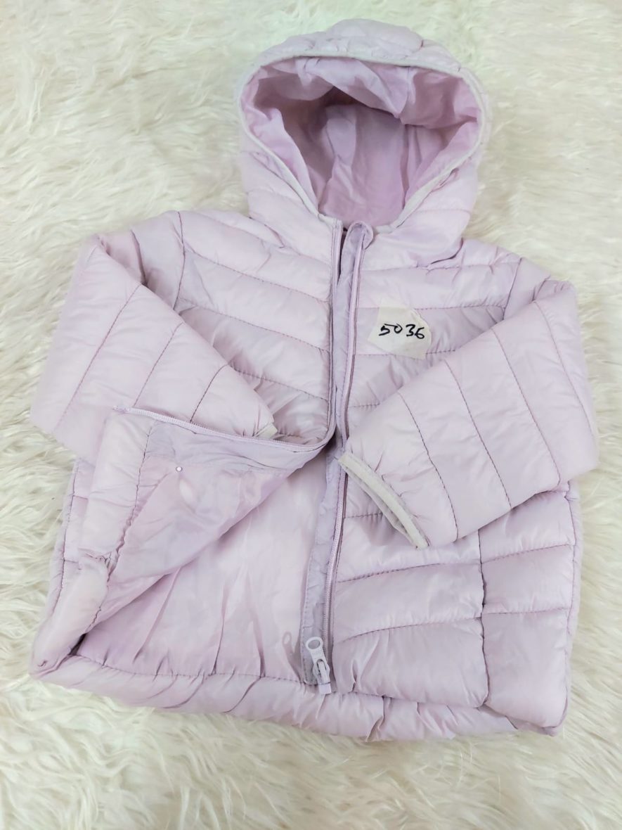 Light purple color padding jacket