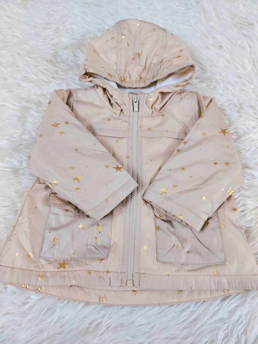 Offwhite color with golden star print jacket