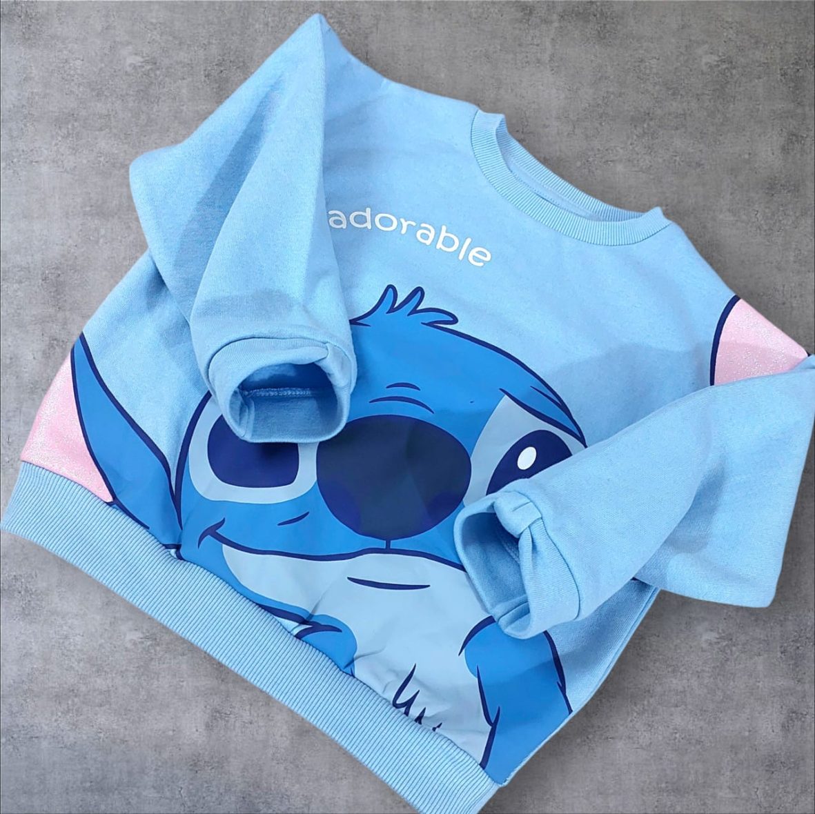 Blue cute cartoon sweatshirt